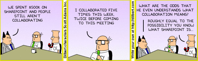 Dilbert and collaboration